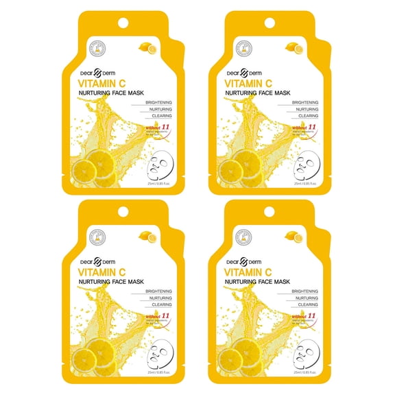Dearderm Vitamin C Refresh Mask (4pcs)