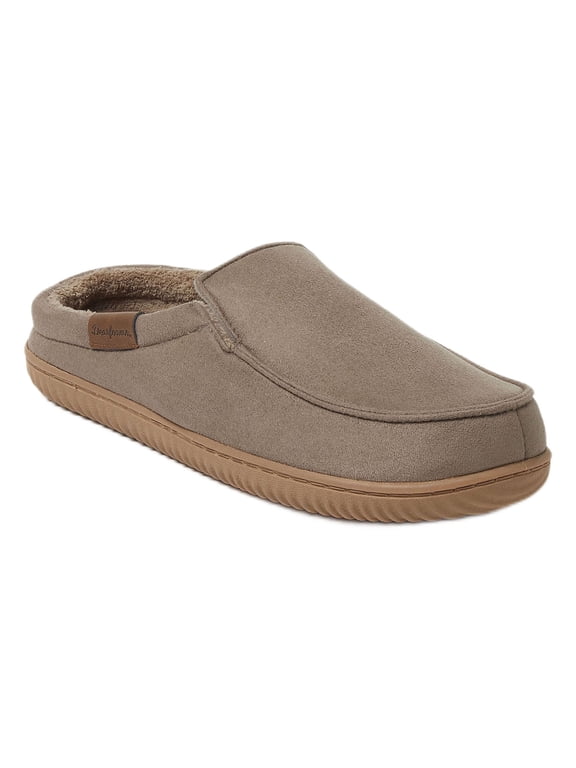 Cozy Comfort Men's Notch Clog Slippers