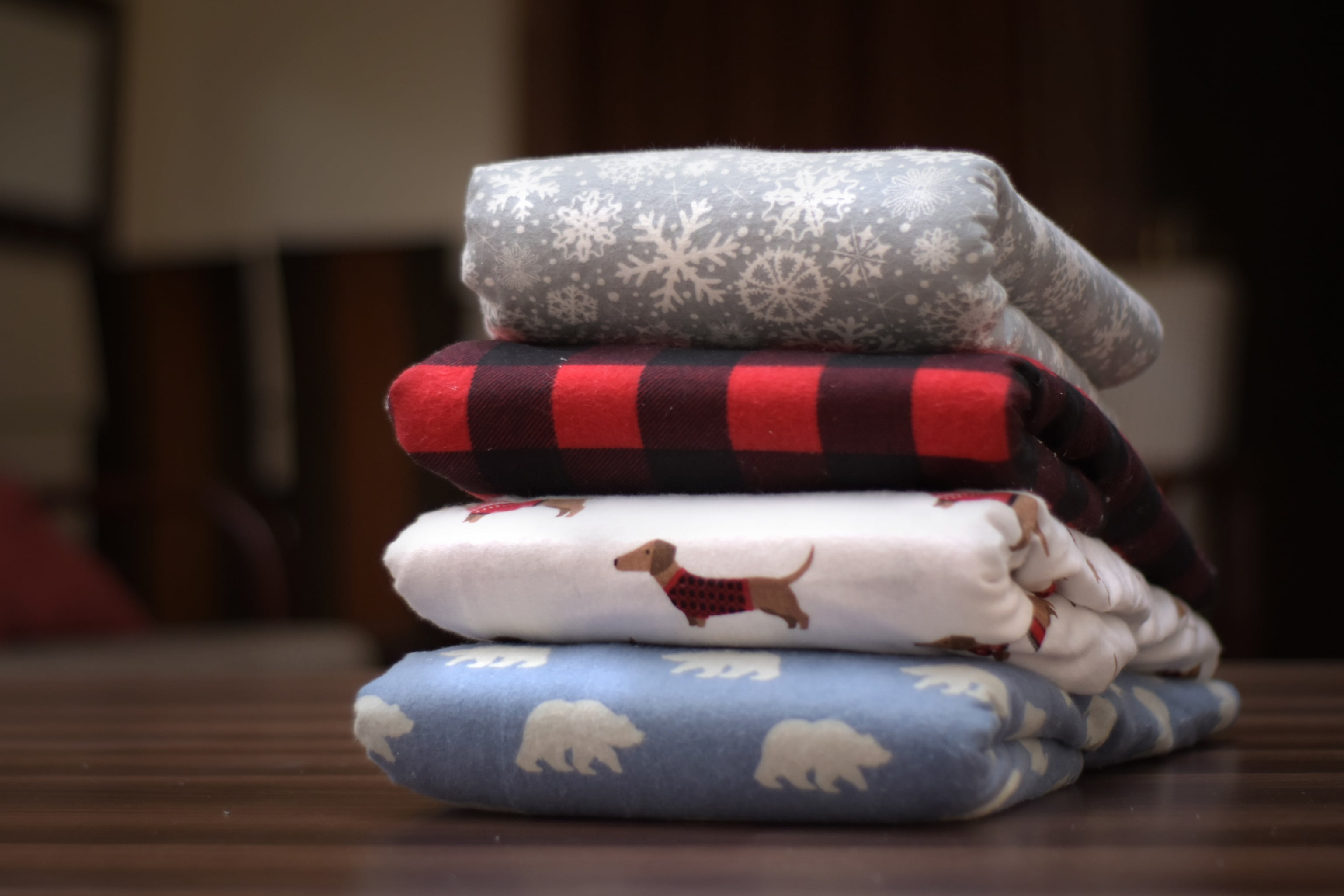 Dearfoams 100% Cotton Flannel Super Soft Sheet Sets, Dachsmund, Twin