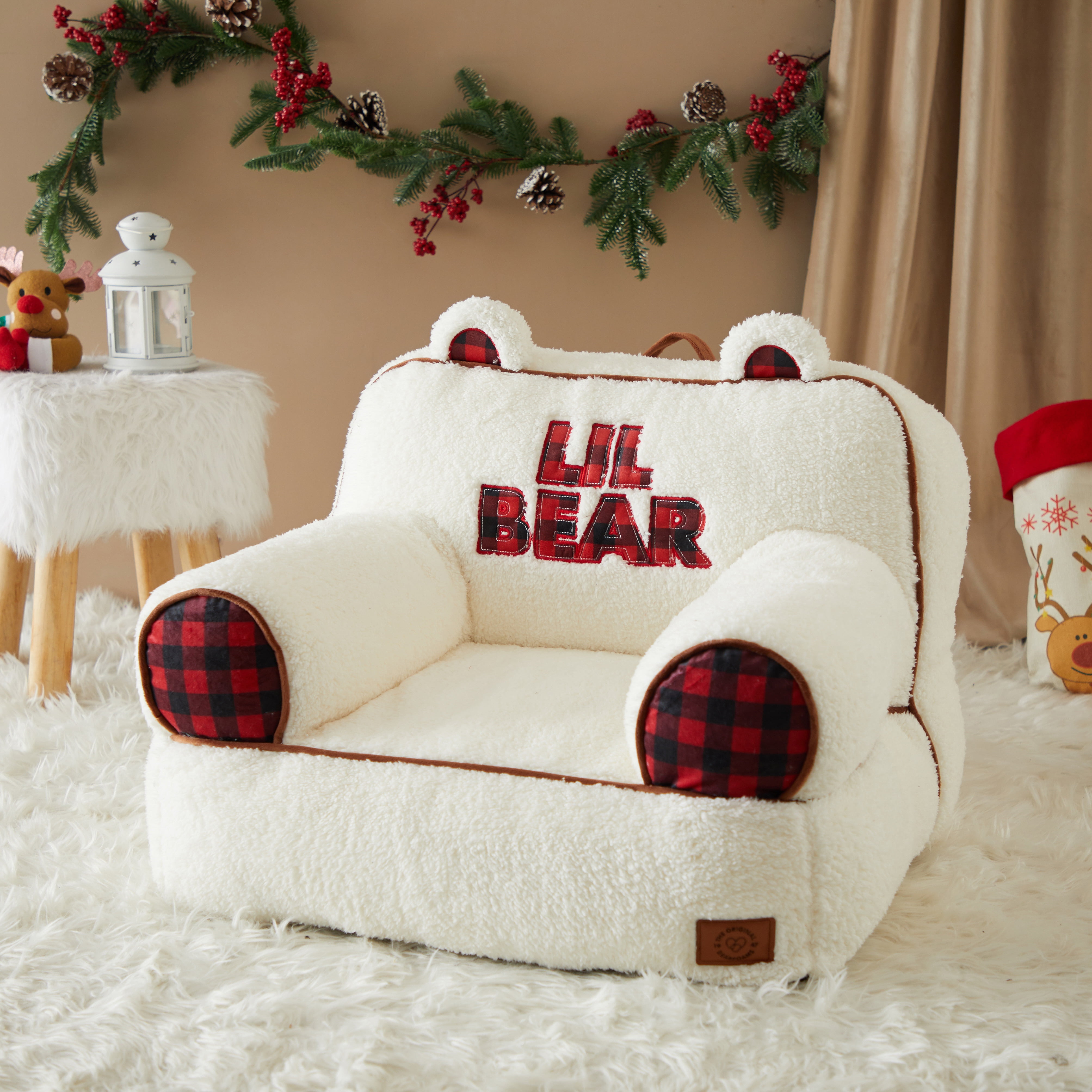 Dearfoams Bean Bag Chair Red Walmart