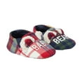 thumbnail image 1 of Dearfoams Cozy Comfort Faux Fur Bear Family Plaid Slippers (Baby Bear/ 9-12), 1 of 9