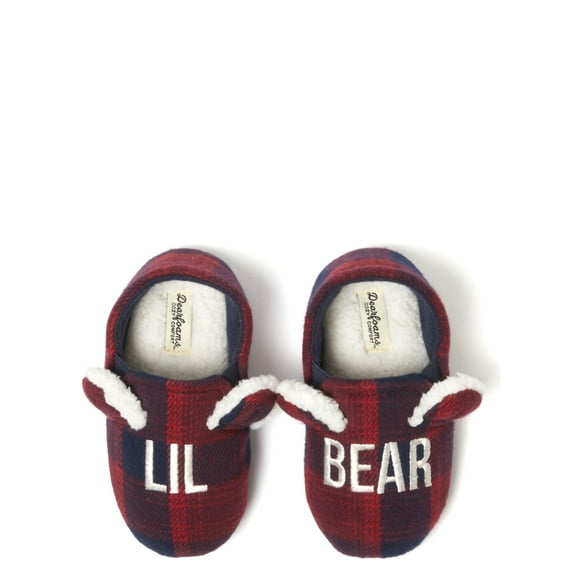 Dearfoams Cozy Comfort Little Bear Classic Slippers