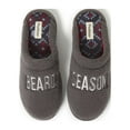 thumbnail image 1 of Dearfoams Cozy Comfort Men's Beard Season Slippers, 1 of 7