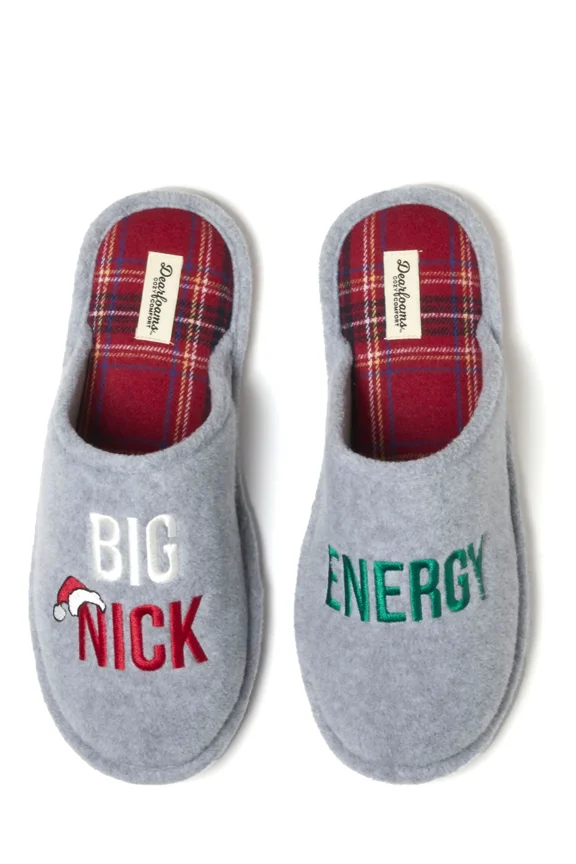 Cozy Comfort Men's Big Nick Scuff Slippers