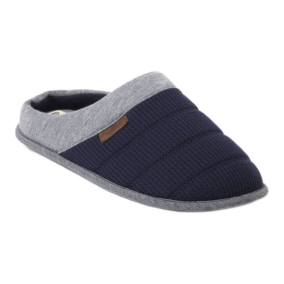 Dearfoams Cozy Comfort Men's Bound Knit Clog Slippers
