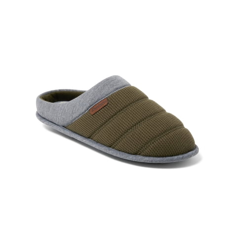 Dearfoams Cozy Comfort Men's Bound Knit Clog Slippers