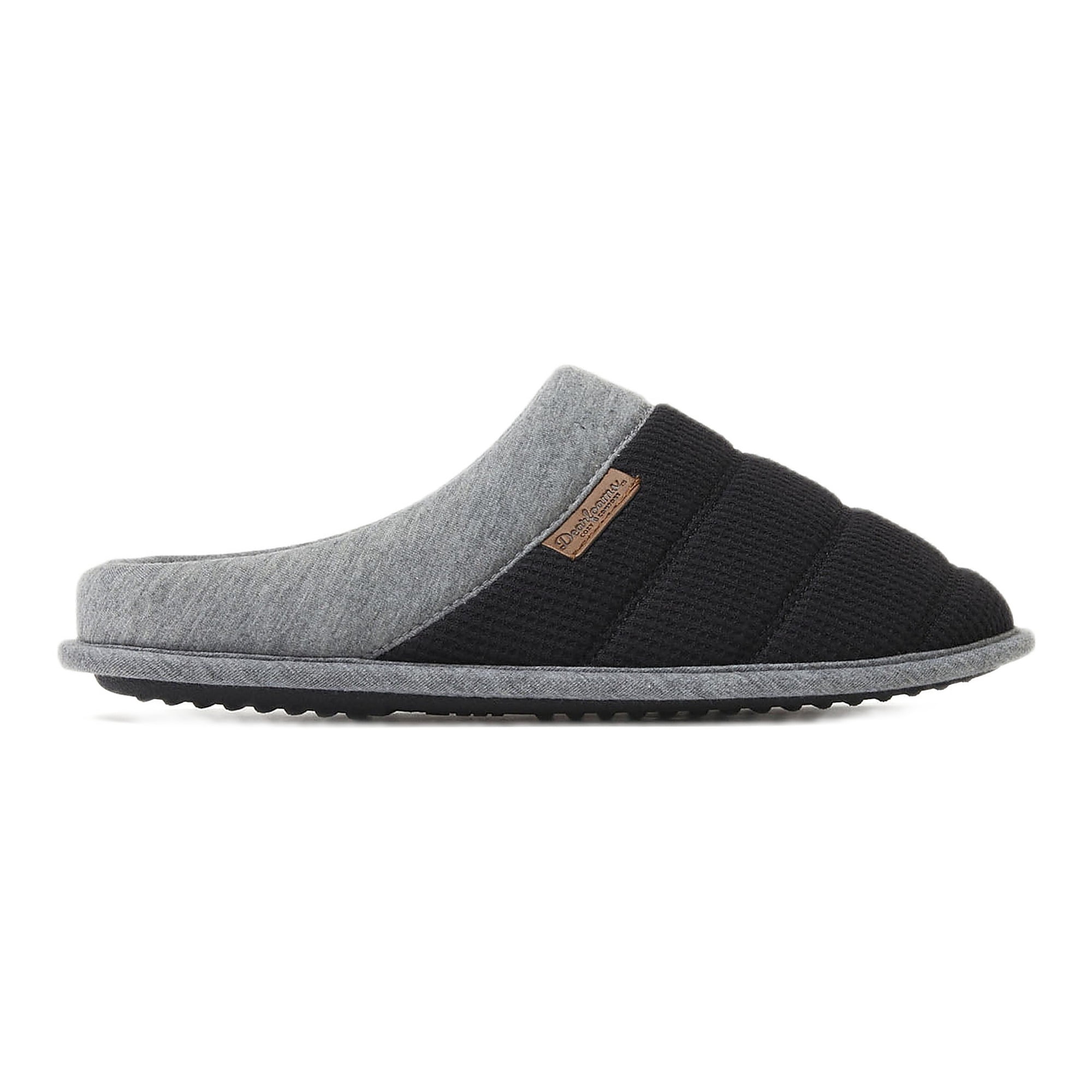 Dearfoams Cozy Comfort Men's Bound Knit Clog Slippers