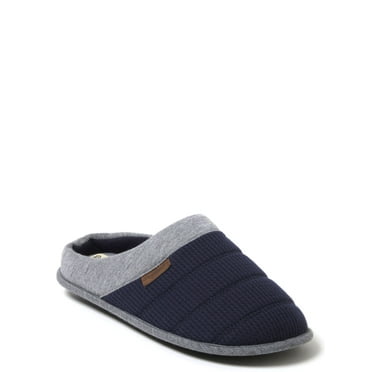 Dearfoams Cozy Comfort Men's Bound Knit Clog Slippers