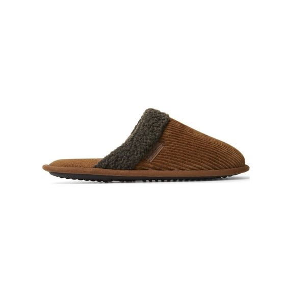 Dearfoams Cozy Comfort Men's Corduroy Scuff Slippers