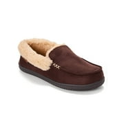 DEARFOAMS Cozy Comfort Men's Cuffed Moccasin Slippers