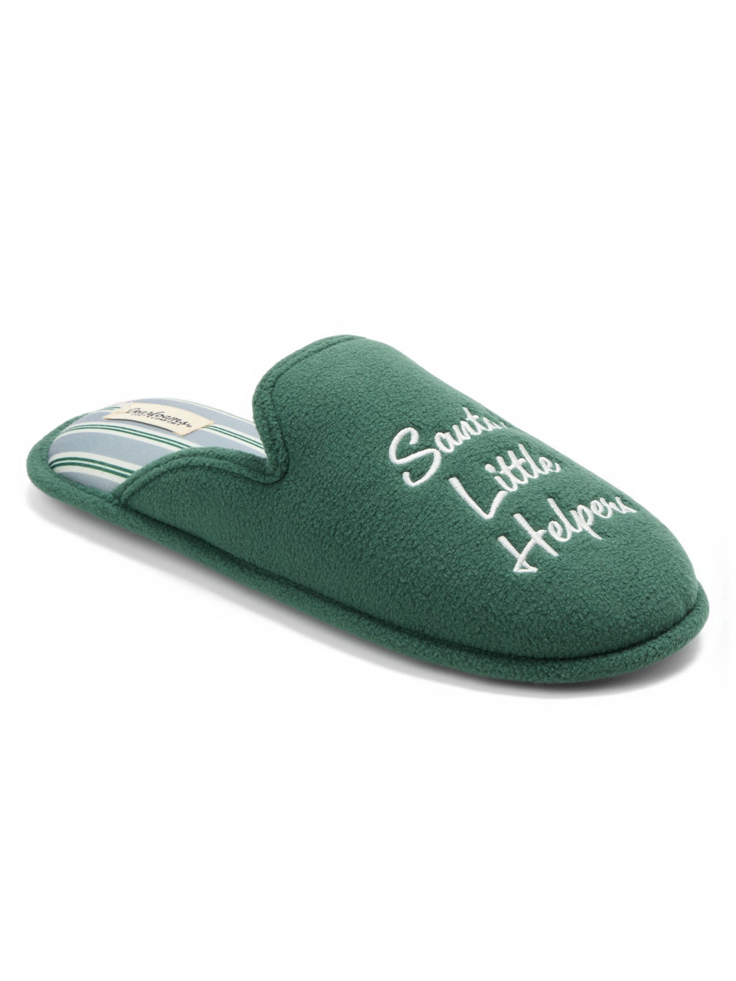 Dearfoams Cozy Comfort Men's Holiday Novelty Scuff Slip On Slippers