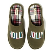 Dearfoams Cozy Comfort Men's Holly Jolly Scuff Slippers