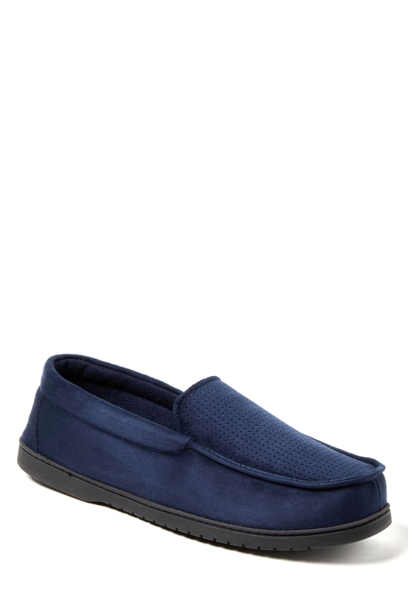 Cozy Comfort Men's Jason Microsuede Moccasin Slippers