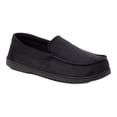 thumbnail image 1 of Dearfoams Cozy Comfort Men's Jason Microsuede Moccasin Slippers, 1 of 6
