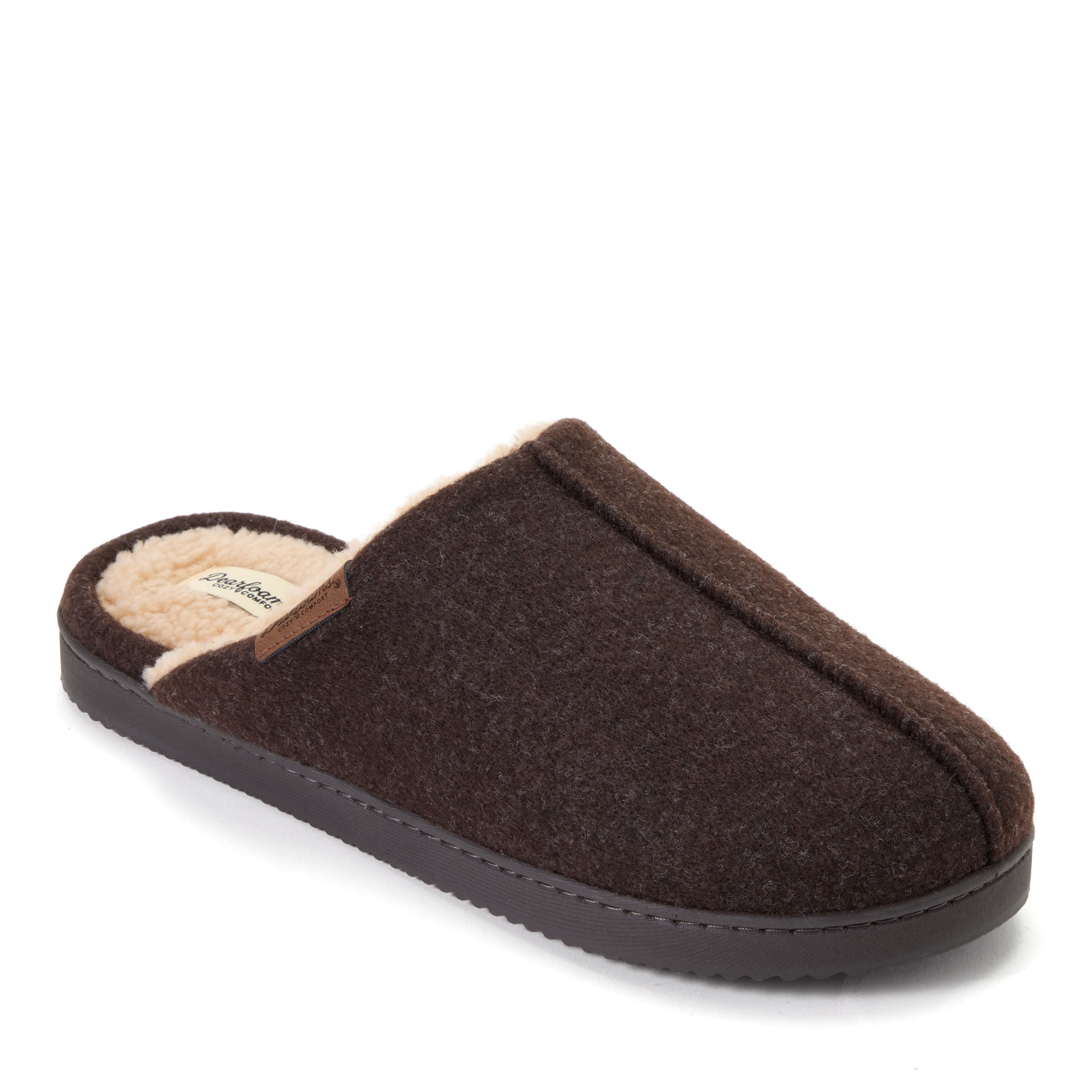 Dearfoams Cozy Comfort Men's Jeremiah Scuff Slippers Sizes 7-14 ...