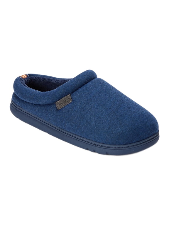 Cozy Comfort Men's Jersey Clog Slippers