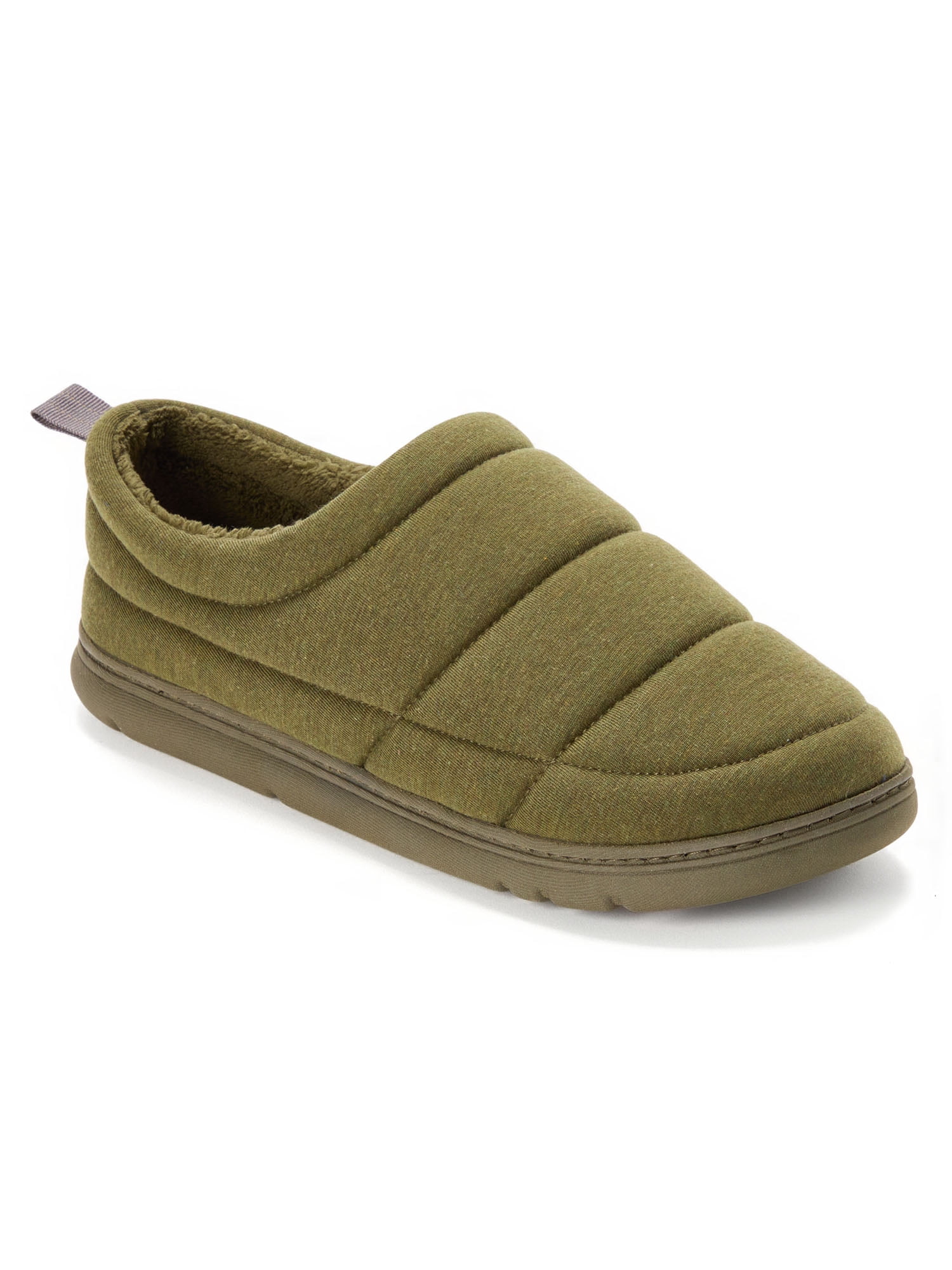 Dearfoams Cozy Comfort Men's Jersey Closeback Slippers