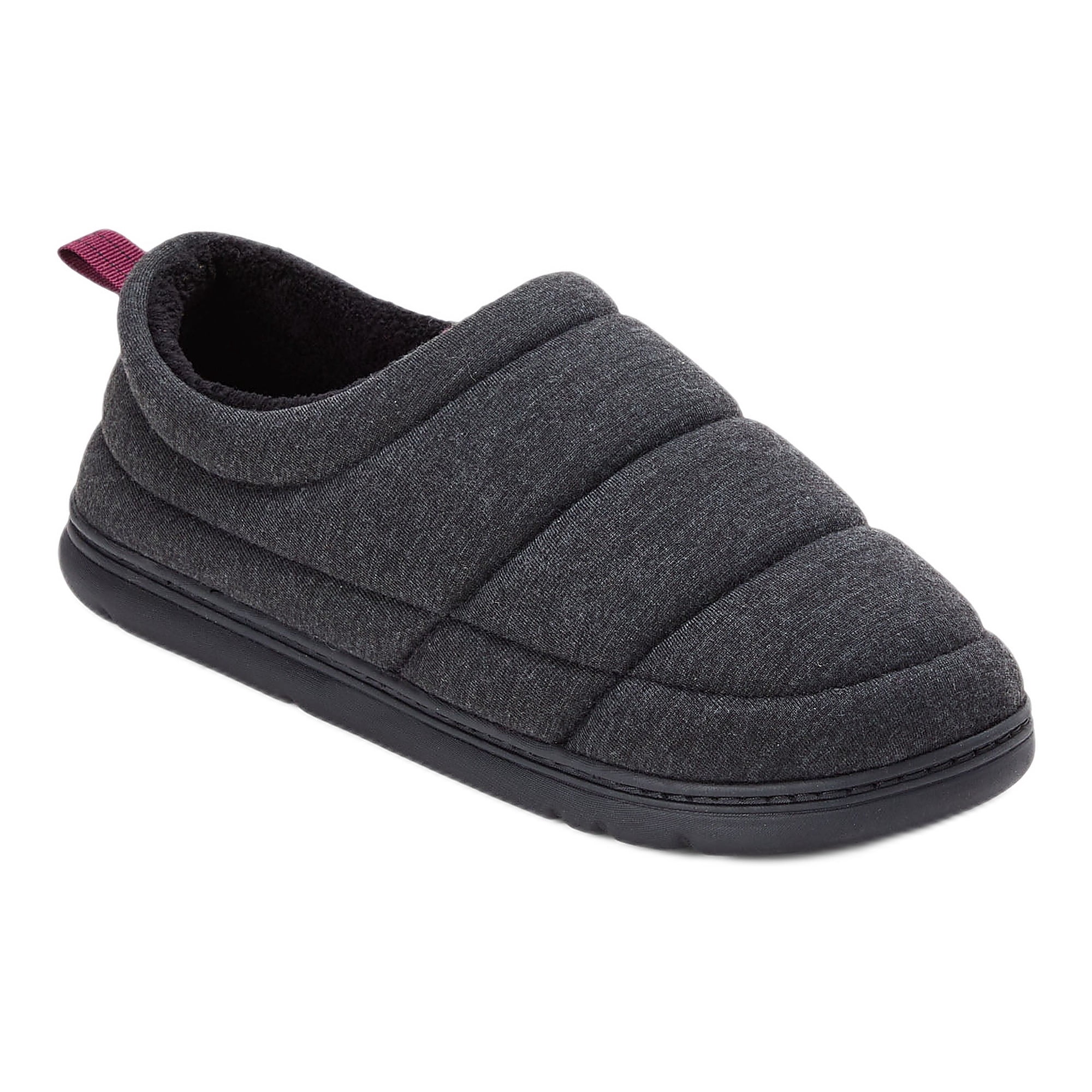 Dearfoams Cozy Comfort Men's Jersey Closeback Slippers