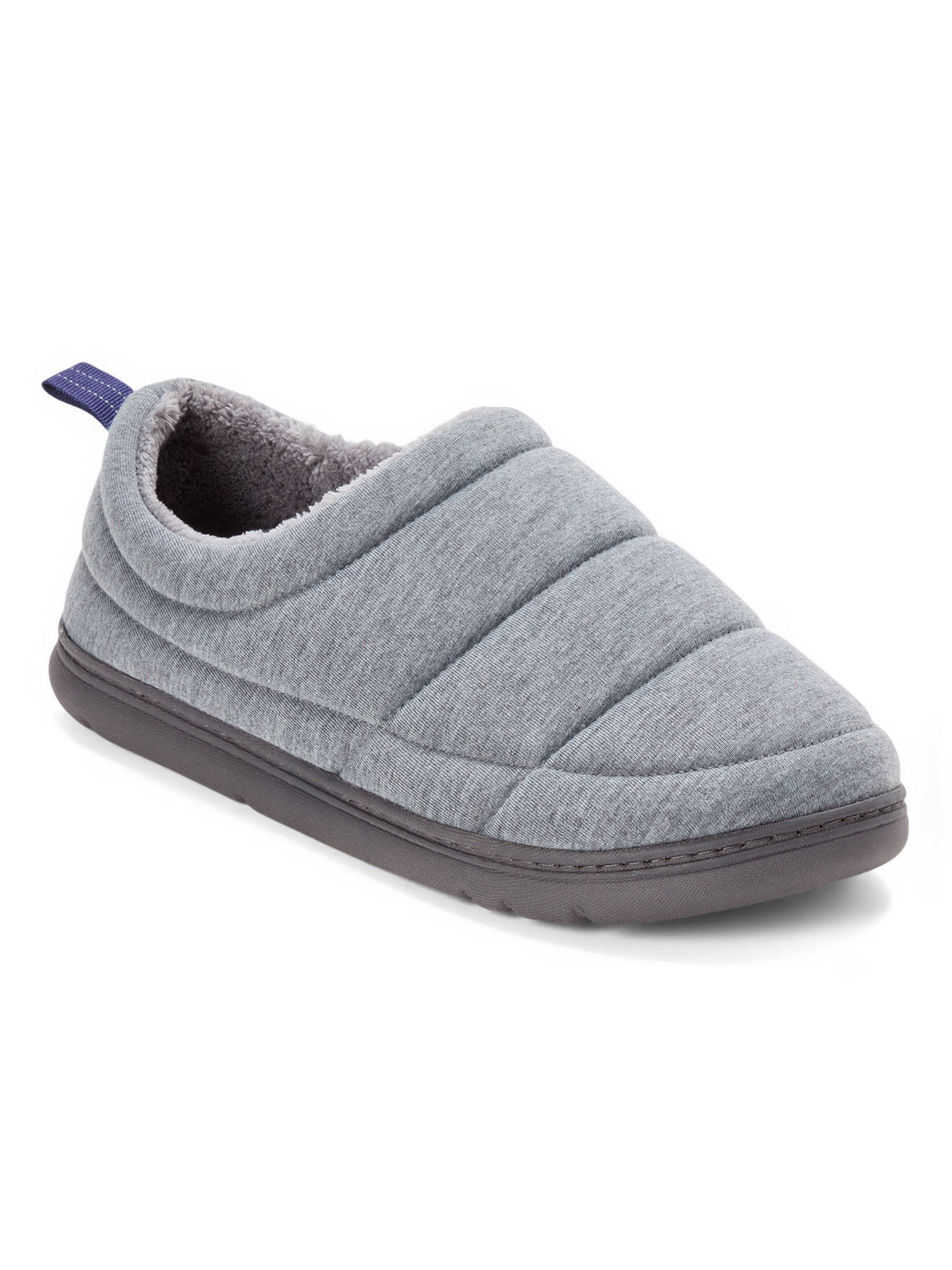 Dearfoams Cozy Comfort Men's Jersey Closeback Slippers