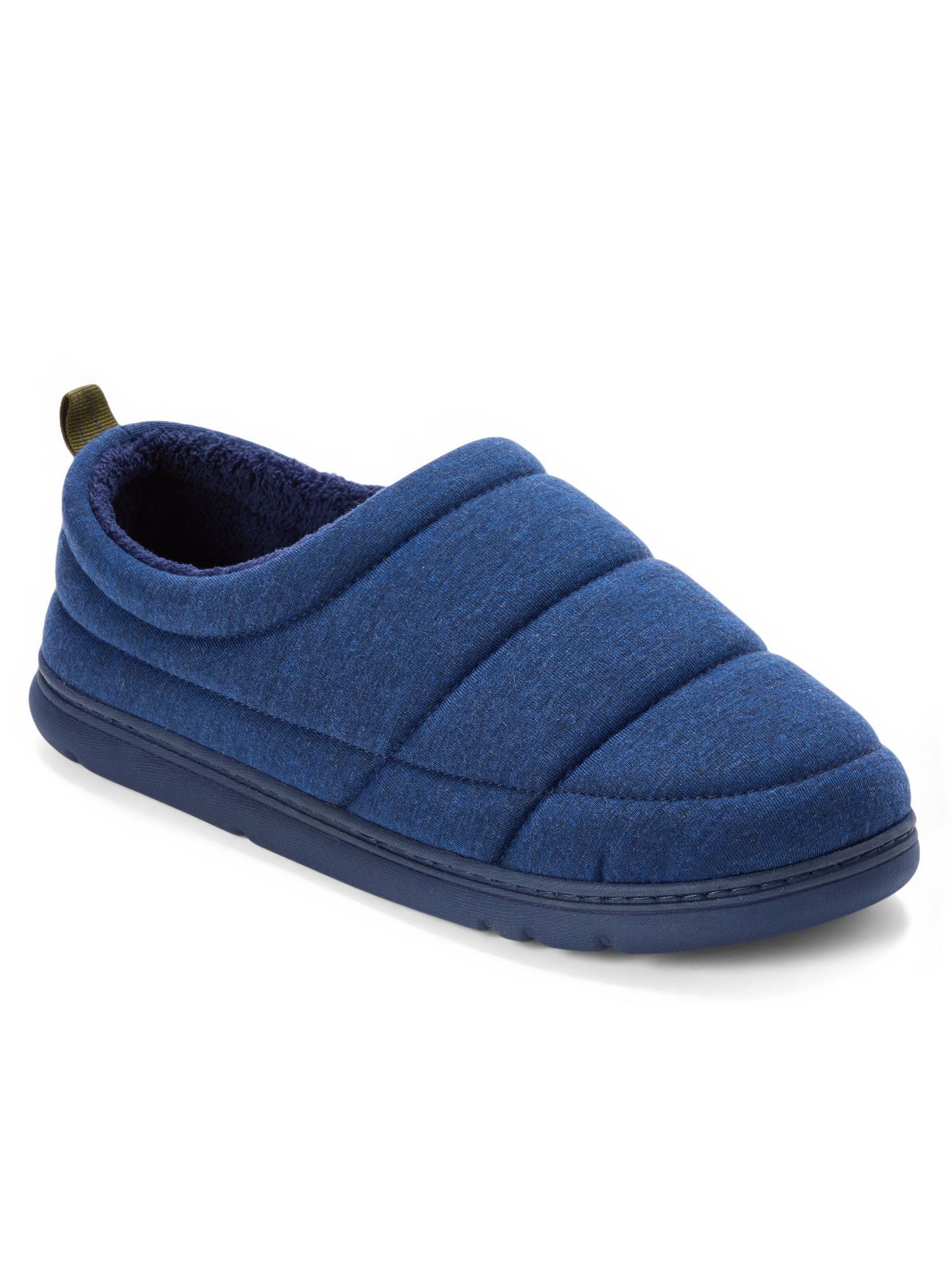 Dearfoams Cozy Comfort Men's Jersey Closeback Slippers