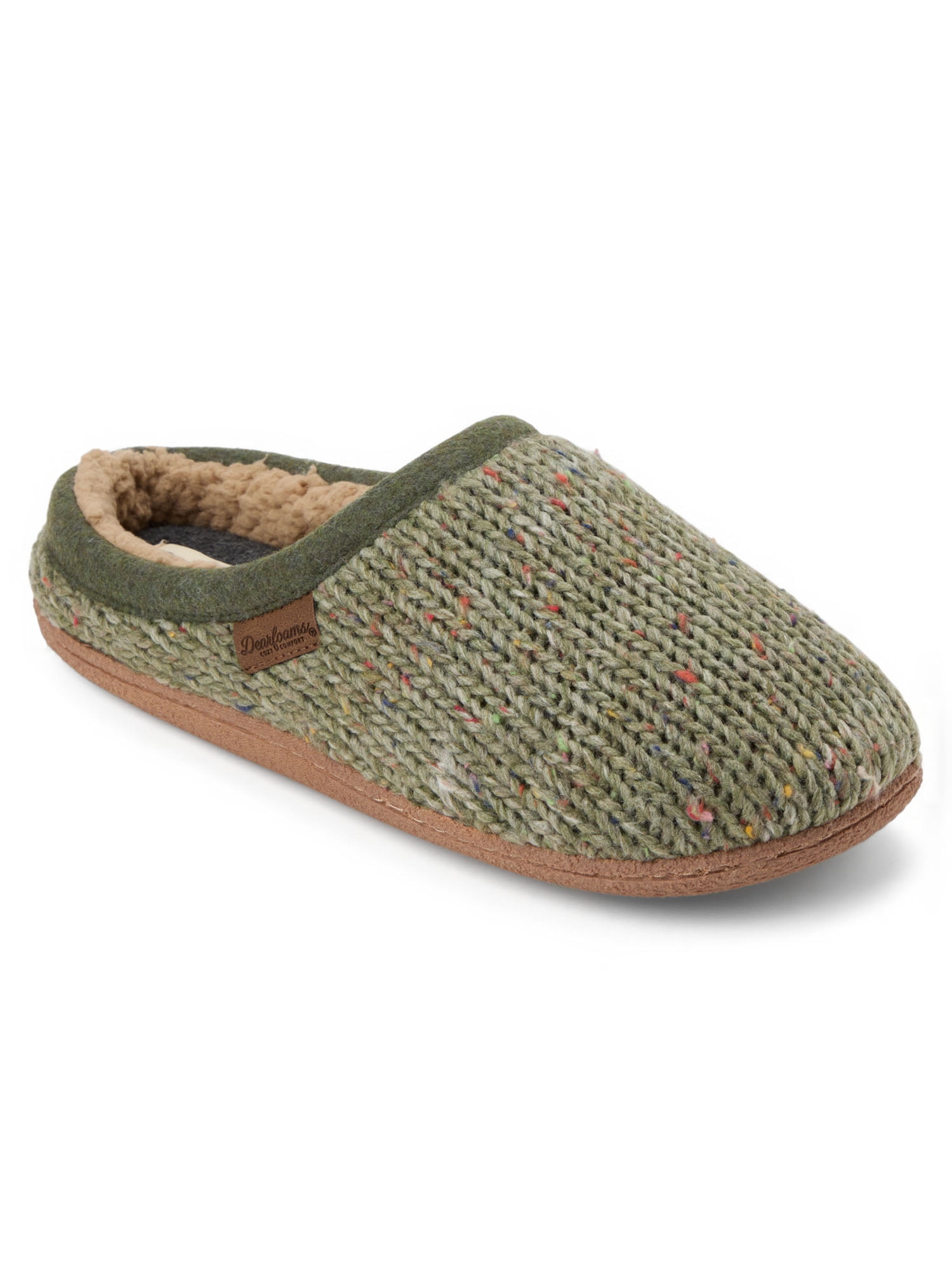 Dearfoams Cozy Comfort Men's Knit Clog Slippers