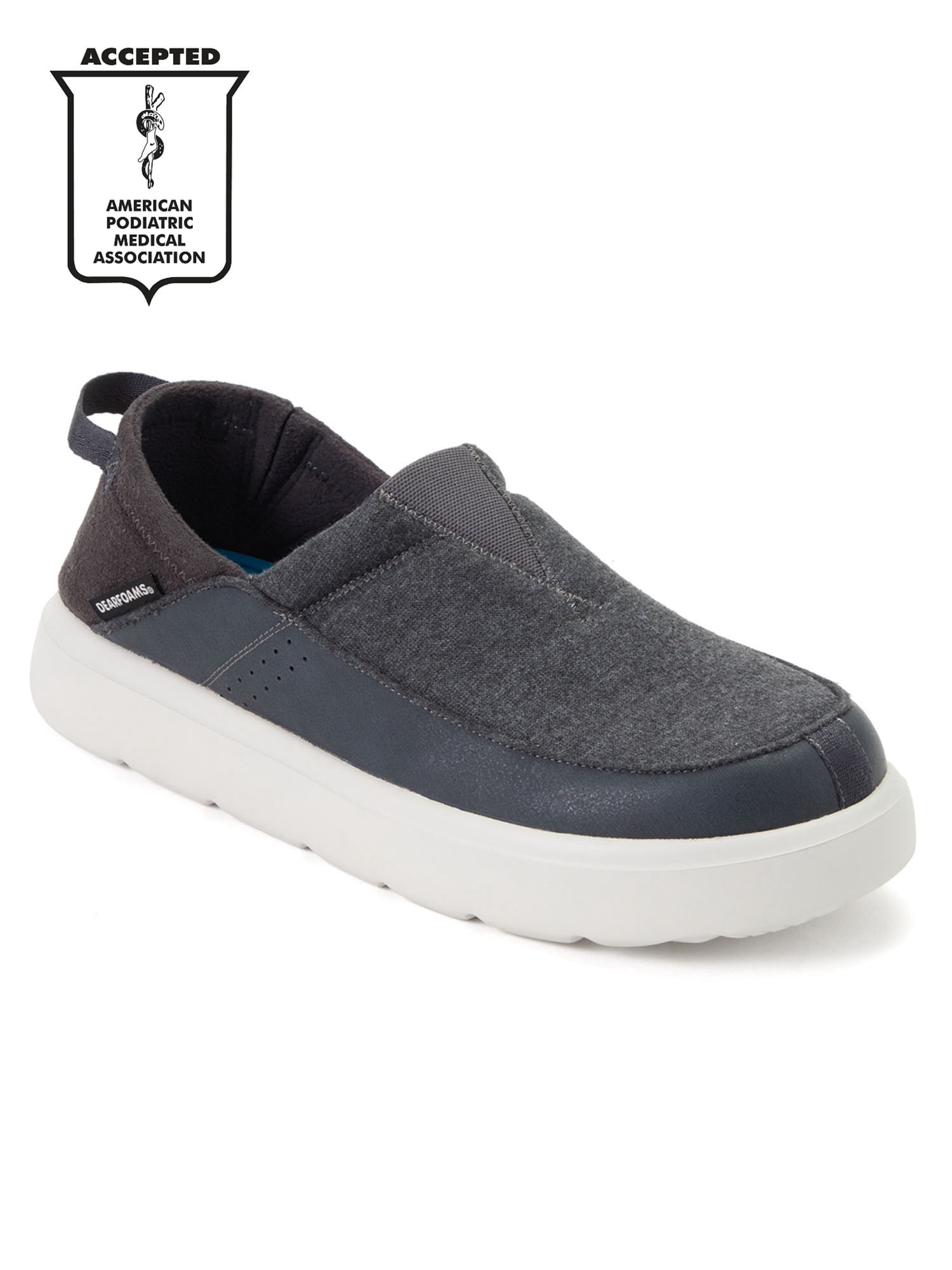EasyMellow by Dearfoams Men’s Weekender Closed Back Shoes Sizes 8-12