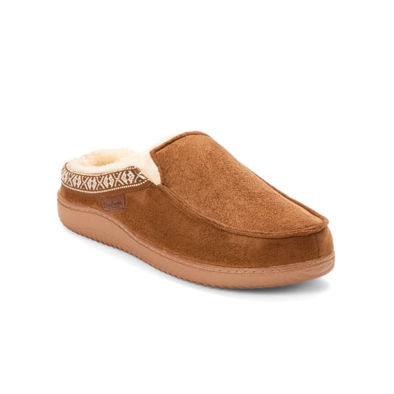 Dearfoams Cozy Comfort Men's Microsuede Clog Slippers