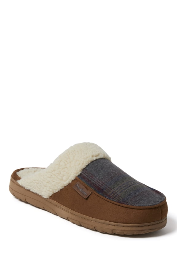 Cozy Comfort Men's Microsuede Moc Toe Scuff Slippers