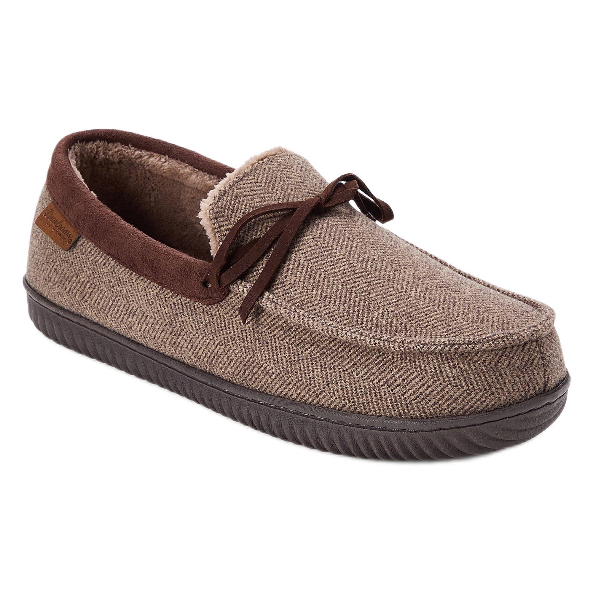 Dearfoams Cozy Comfort Men's Moccasin Slippers