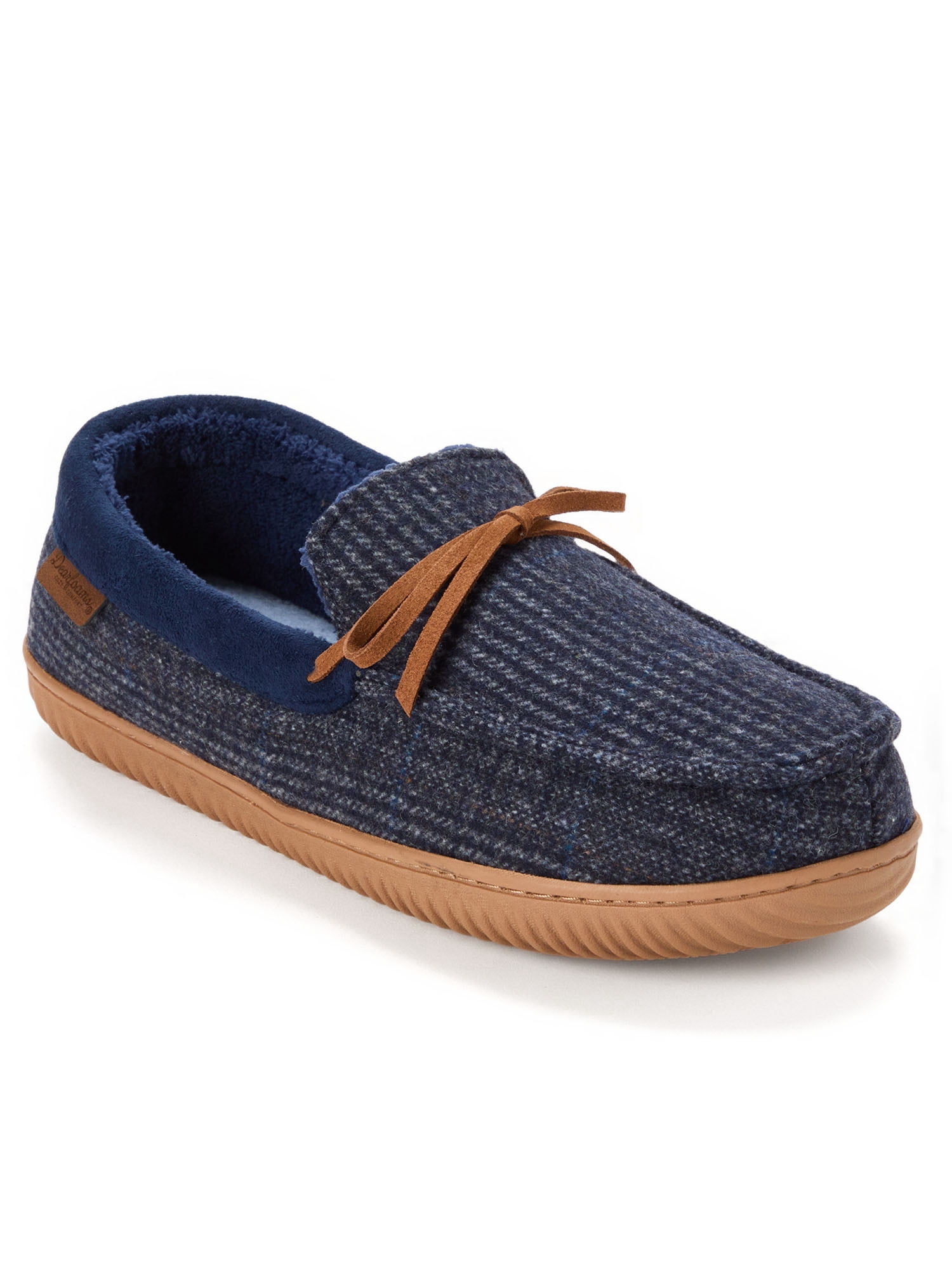 Dearfoams Cozy Comfort Men's Moccasin Slippers