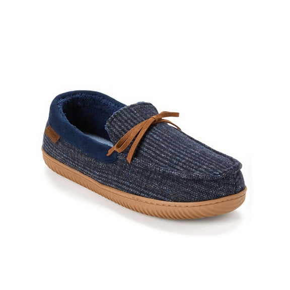 Dearfoams Cozy Comfort Men's Moccasin Slippers