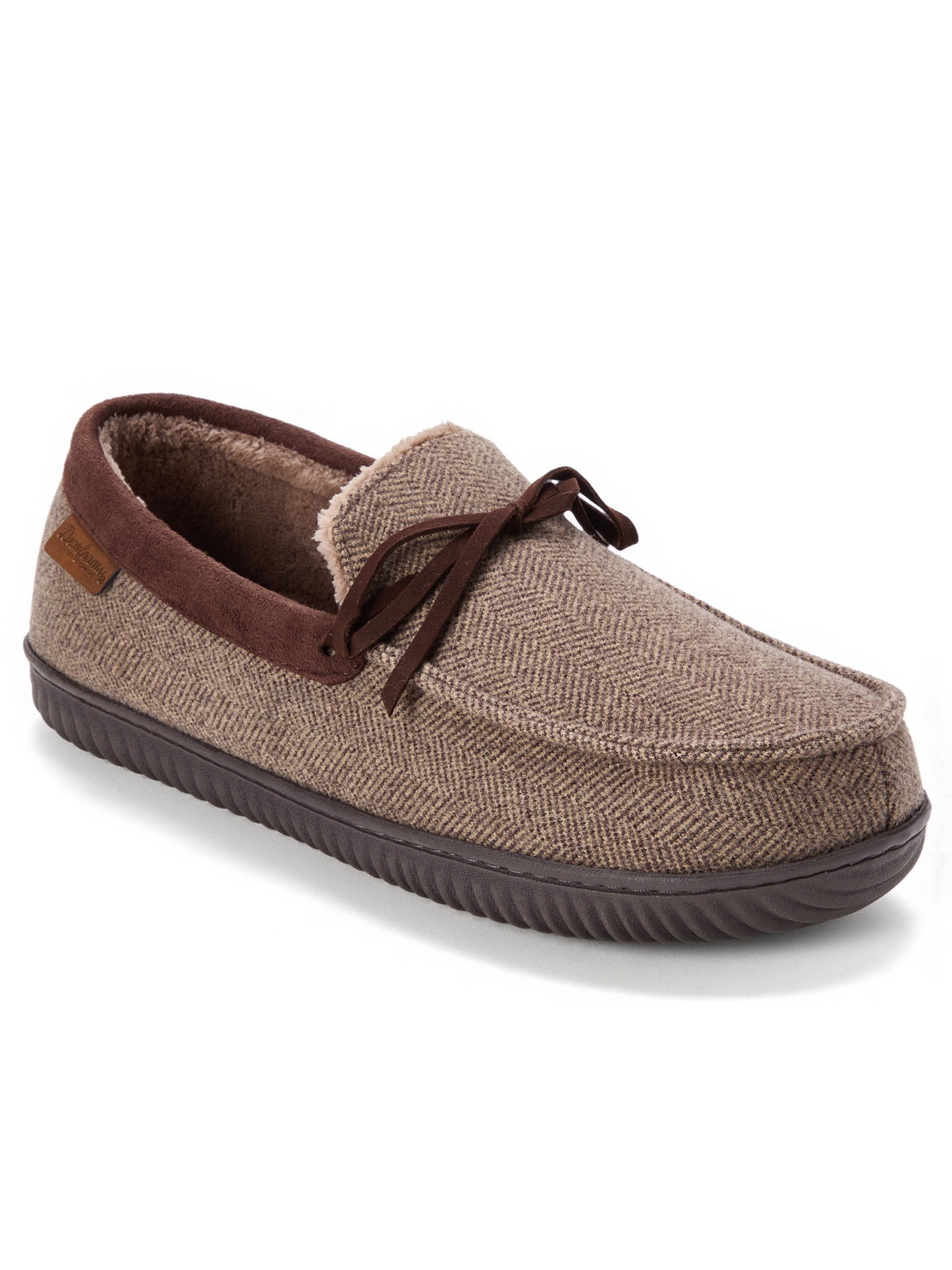Dearfoams Cozy Comfort Men's Moccasin Slippers