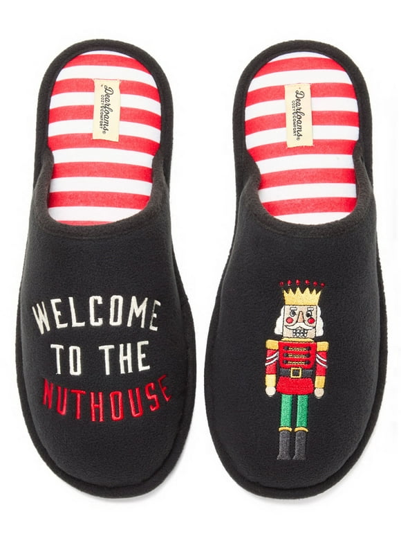 Cozy Comfort Men's Nut House Novelty Slippers