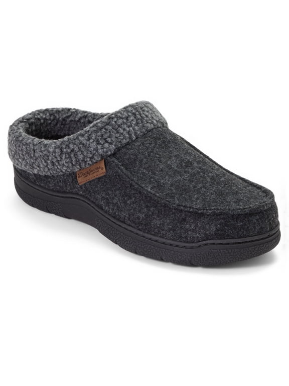 Cozy Comfort Men's Sherpa Moc Toe Clog Slippers