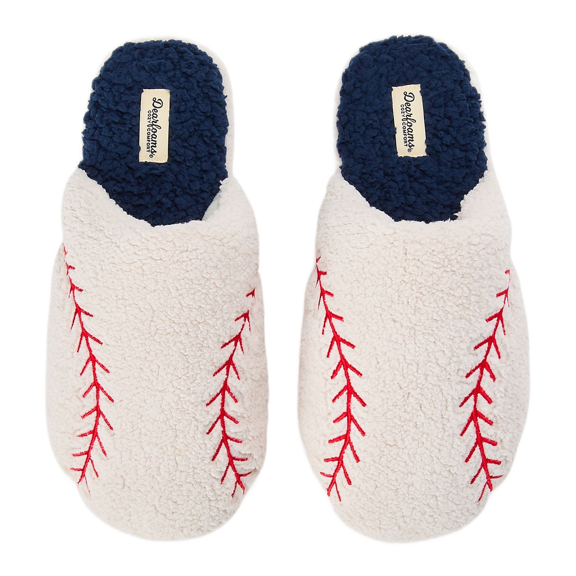 Dearfoams Men's Sports Scuff Slippers