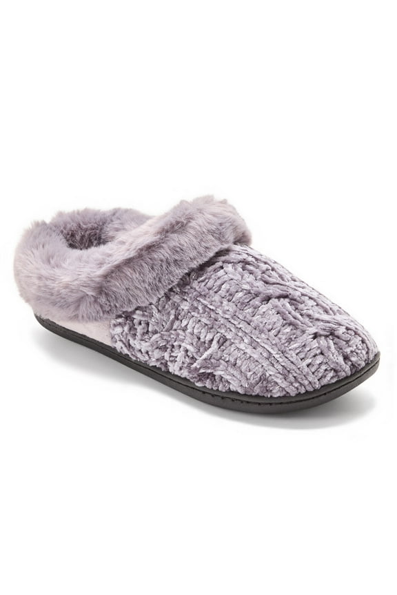 Cozy Comfort Women's Luxe Chenille Knit Clog Slippers