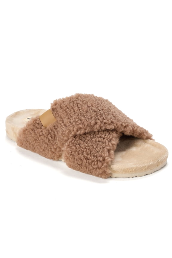 Cozy Comfort Women's Crossband Slide Slippers