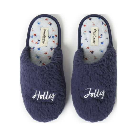 Dearfoams Cozy Comfort Women's Holly Jolly Slippers