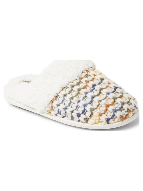 Cozy Comfort Women's Knit Scuff Slippers
