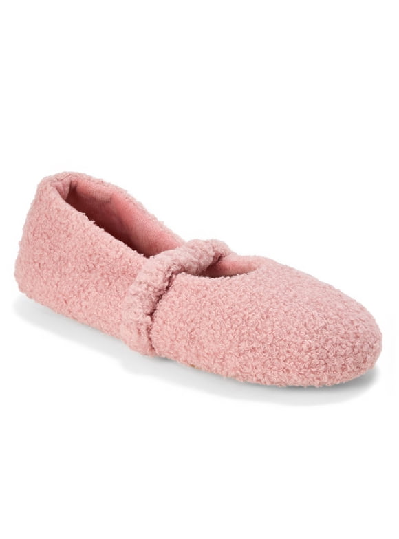 Cozy Comfort Women's Mary Jane Ballerina Slippers