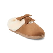 Dearfoams Cozy Comfort Women's Mary Jane Bow Slip On Scuff Slippers