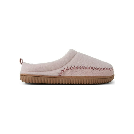 Dearfoams Cozy Comfort Women's Mixed Material Clog Slippers