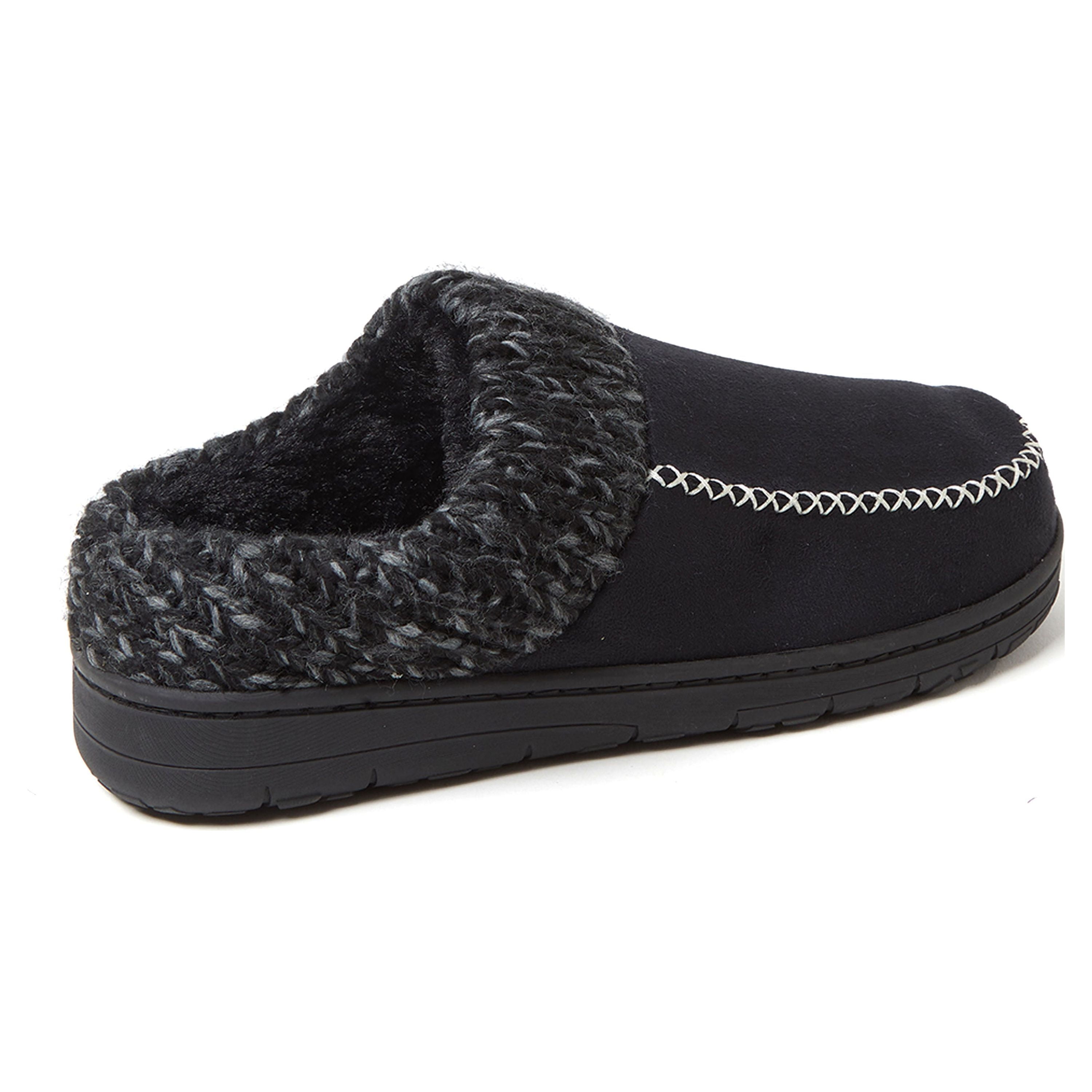 Dearfoams Cozy Comfort Women s Moc Toe Clog Slippers with