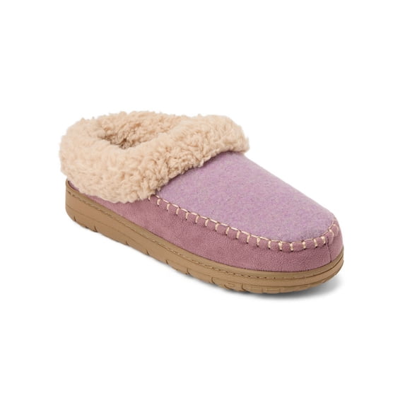 Dearfoams Cozy Comfort Women's Moc Toe Clog Slippers