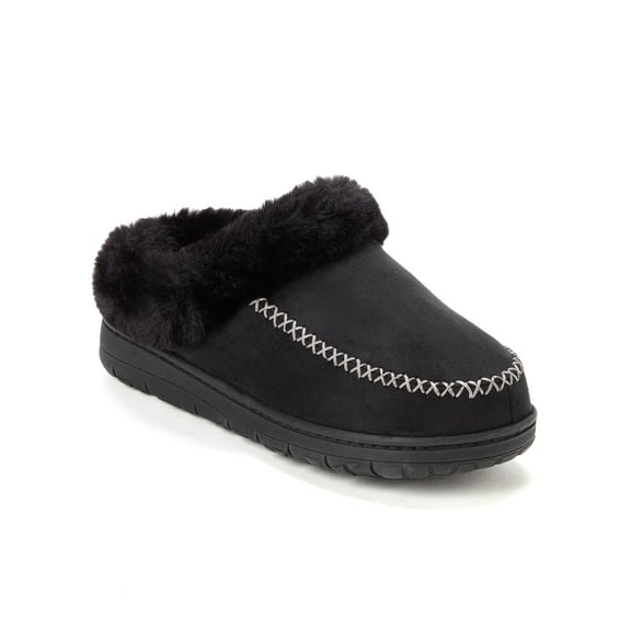 Dearfoams Cozy Comfort Women's Moc Toe Clog Slippers