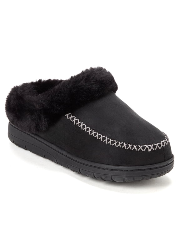 Cozy Comfort Women's Moc Toe Clog Slippers
