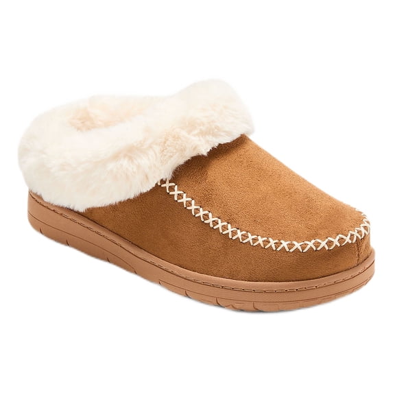 Dearfoams Cozy Comfort Women's Moc Toe Clog Slippers