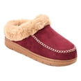 thumbnail image 1 of Dearfoams Cozy Comfort Women's Moc Toe Clog Slippers, 1 of 5