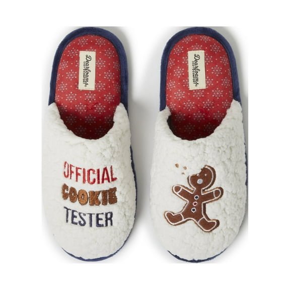 Dearfoams Cozy Comfort Women's Official Cookie Tester Slippers