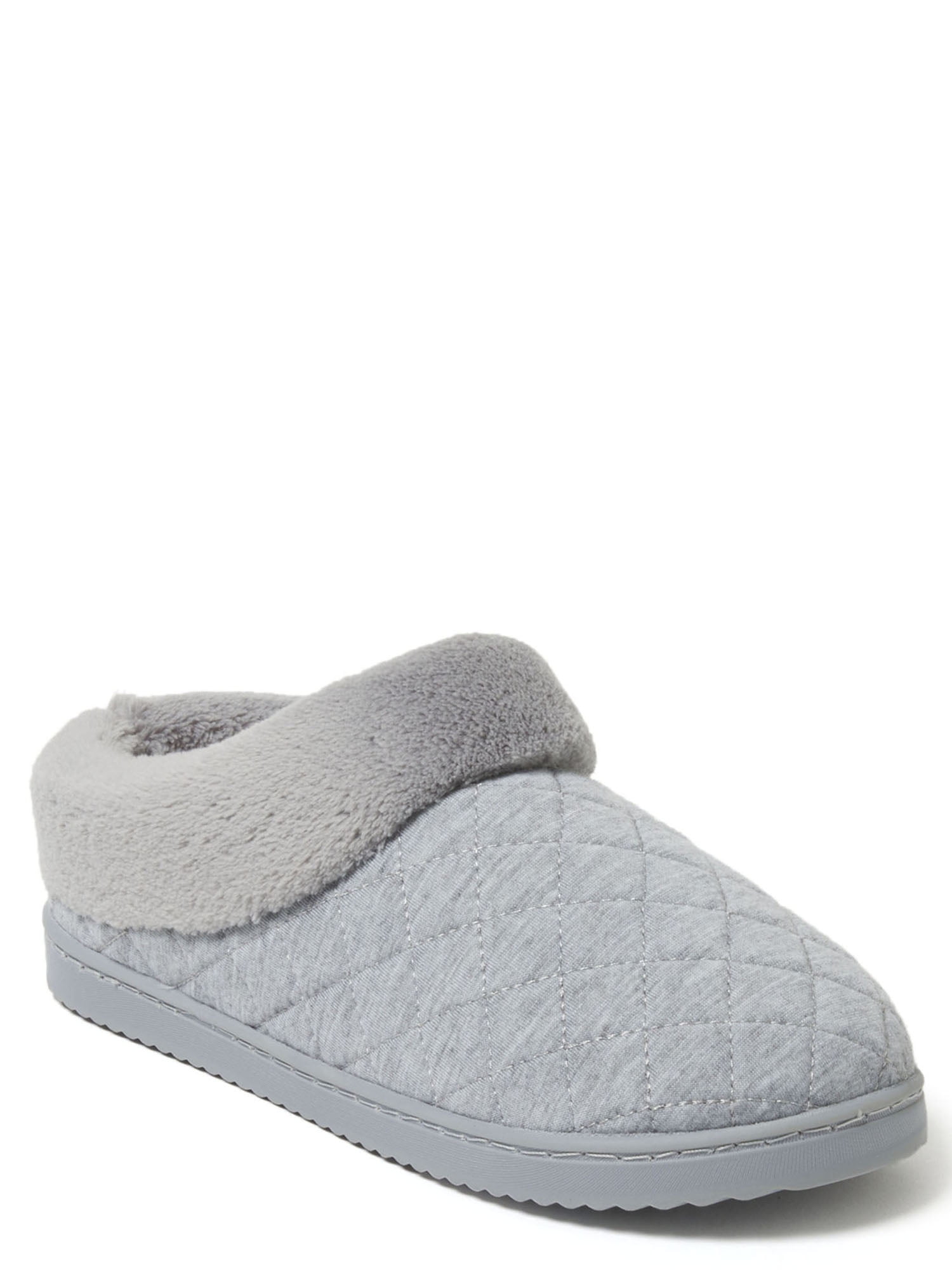 Dearfoams Cozy Comfort Women's Quilted Jersey Clog